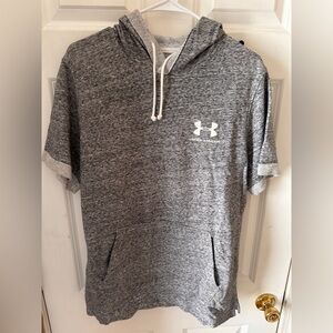 Under Armour short sleeve workout hoodie